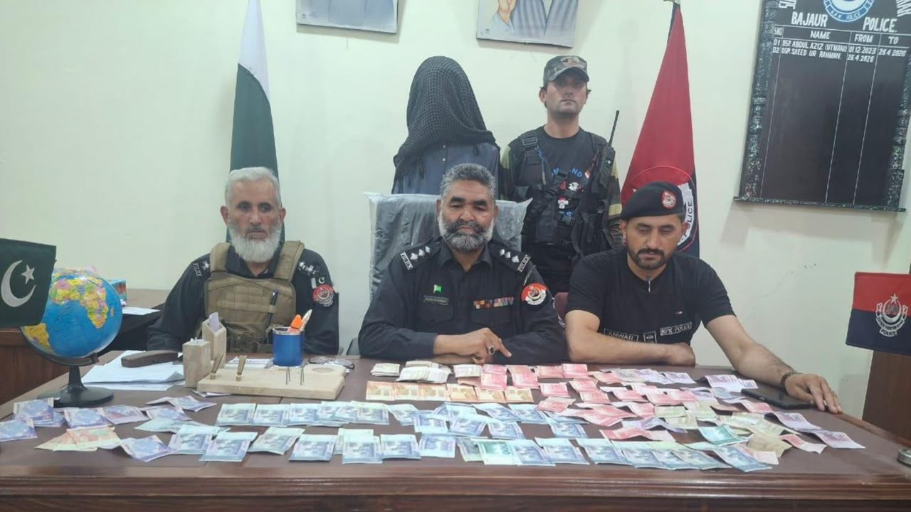 باجوړ : پوليسو غلا شوې نغدې پيسې بېرته ترلاسه کړې، يو شکمن نیول شوی