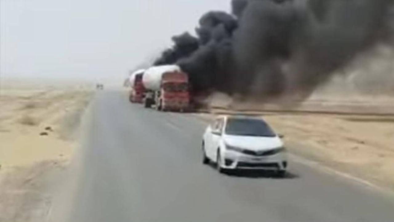 چاغي : ناڅرګندو وسله‌ والو د تیلو ۸ ټینکرې وسوځولې