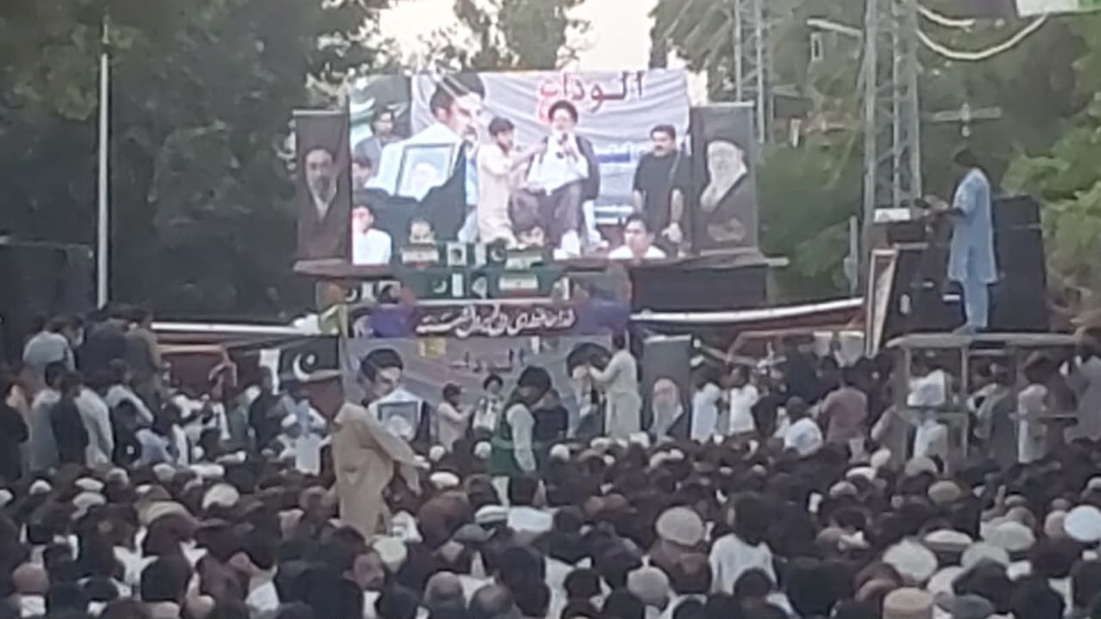 کرمه : پاړاچنار کې د علي خامنه ‌يي د جنازې د مراسمو د نندارې لپاره ځانګړې غونډه شوې