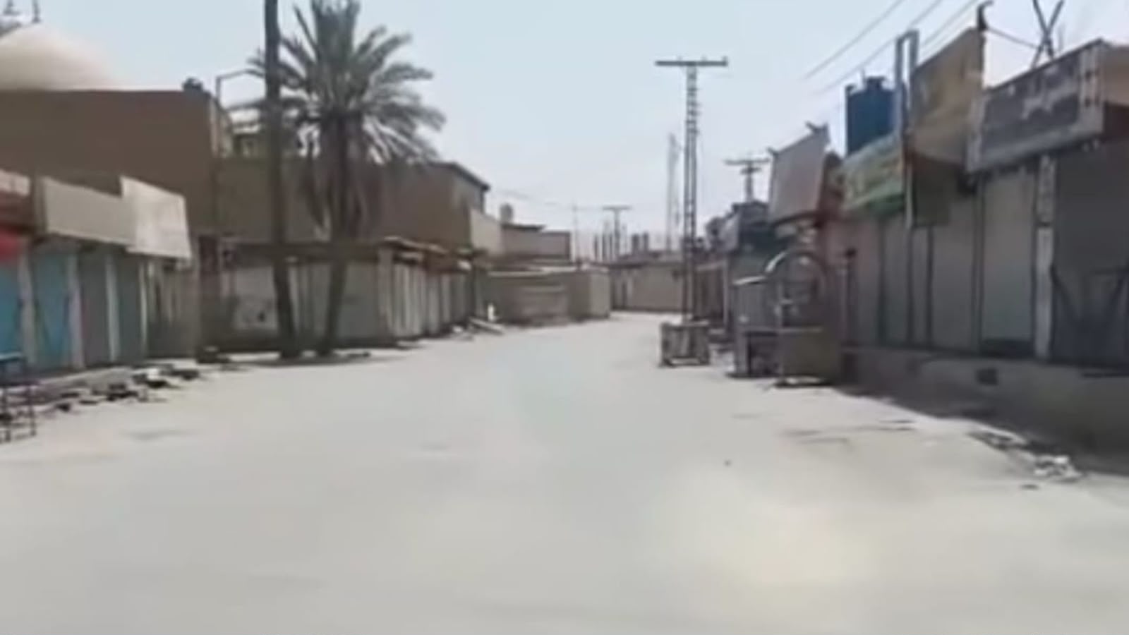 نوشکي کې درې ورځنی ګرځبندیز لګیدلی ؛ بلوچستان حکومت یې لامل امنیتي ګواښونه بولي