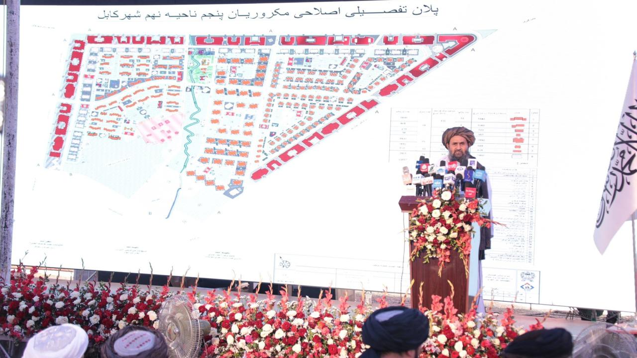 افغانستان : کابل کې د سولې استوګنیزې پروژې د بي څلورم بلاک د جوړولو چارې پېل شوې